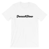 Focus & Flow Signature Black Graphic Short-Sleeve Unisex T-Shirt