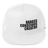 Badass Conscious Creator Black Graphic Trucker Cap