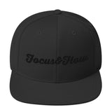 Focus & Flow Signature Black Graphic Snapback Hat